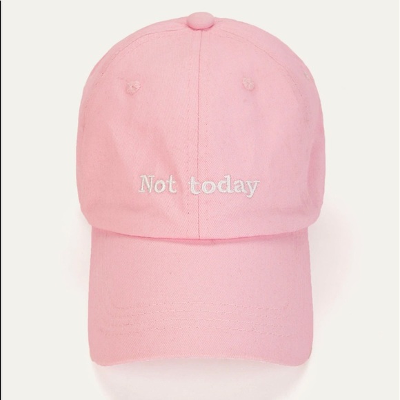 Accessories - 🍉 “Not Today” Pink Baseball Cap